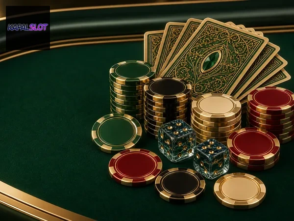 Ilustrasi strategi dasar dan pengelolaan saldo di poker kapal
